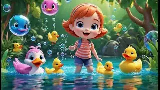 Ducks Go Quack and Fish Go Swish | Animal Sound Rhyme for Kids | Educational and Kids Songs