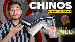 Best MEN CHINOS/FORMAL TROUSERS from ₹400-800 | Flipkart Men Chinos Haul