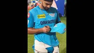 Nicolas Pooran Meets Fan Who Got Hit By His Six.😳#cricket #shorts #ipl2025 #viralshorts #fans