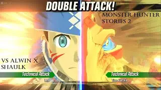MONSTER HUNTER STORIES 2 - Alwin and Shaulk BOSS FIGHT (SWITCH)