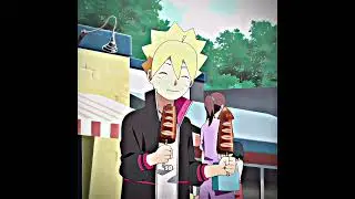 Boruto Shares Squid With Sarada ❤️