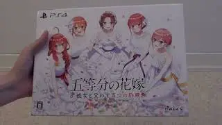 The Quintessential Quintuplets Five Promises to Make with Her - Limited Edition unboxing - ASMR