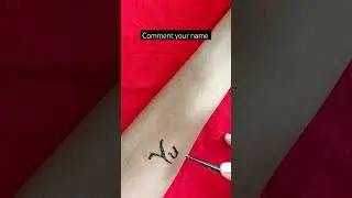 yukta &hearts;️✨👀. #yukta #y #mehndi #calligraphy #nameart