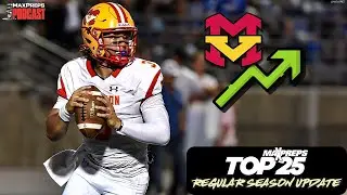 NEW MaxPreps Top 25 High School Football Rankings 🏈 2025 Season 📈 📉 MaxPreps Podcast Ep 4 🎙️