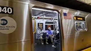 R Train Stop At 49 Street Manhattan, New York City