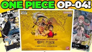 One Piece Kingdoms Of Intrigue OP-04 Booster Box OPENING!