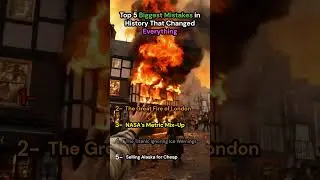 TOP 5 BIGGEST MISTAKES IN HISTORY THAT CHANGED EVERYTHING 😳🌎 #scienceshorts #mistakes #top5