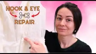 Broken Closure on Your Dress? Here's How to Repair a Hook and Eye Closure