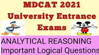 MDCAT || MCAT  22 || Analytical and logical reasoning |Logical Puzzle 22 || Amazing Math Puzzle