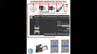 SCHNEIDER MODICON PLC WIRING #automation #wiring #PLC #electrical #electrician #VFD #HMI #electronic