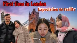 LONDON VLOG / DAY 1 / KASTO SOCHAKO KASTO VAYO / 45 MIN KO VLOG VAYO😅/  #mukbang #yanieats 