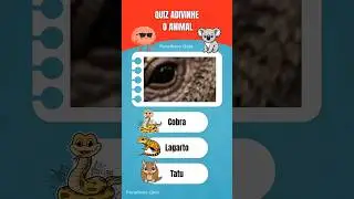 ADIVINHE O ANIMAL PELA FOTO 🐾 | Quiz de Animais