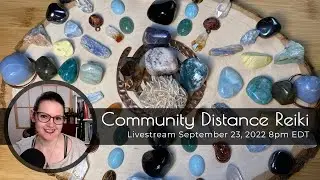 Community Distance Reiki & Crystals: Desert Rose Selenite, Cinnabar, Tree Agate, Copper, Angelite...