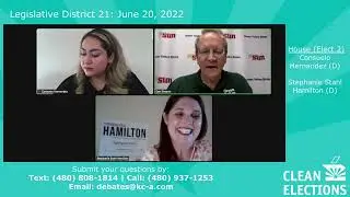 Legislative District 21 Debate