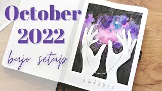 October 2022 Bullet Journal Setup | Magic & Witchcraft Theme