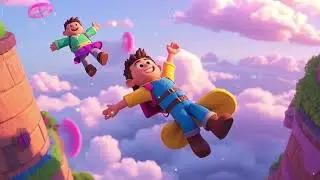 🎵 Up Above the World So High | Soothing Song for Kids | Dream Big and Reach for the Stars! 🌟🎶