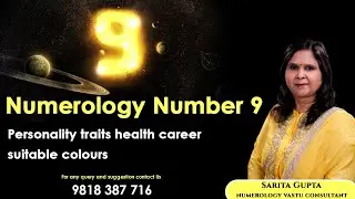 Numerology number 9 personality traits health career suitable colours