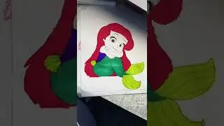 #arts #fyp #disneymermaid #loveart #lovecoloring