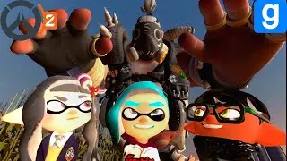 ROADHOG IS OVERPOWERED!!! Overwatch 2 Gameplay ~ Splatoon X Gmod Animation