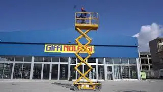 Piattaforma a Pantografo Elettrica 8 M TUTORIAL GIFFI NOLEGGI