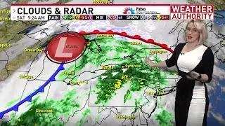 Soggy Saturday in CNY, minor flood risk!