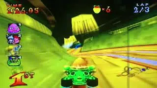 CRASH NITRO KART PS2 ANDROID ALLEY LAPS 3 N. TRANCE
