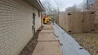 Flagstone Walkway Job Walk - Landscaping Company Fort Smith & Greenwood, Arkansas.