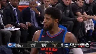Paul George Always Wants To Laugh When He Performs The James Harden Flop!