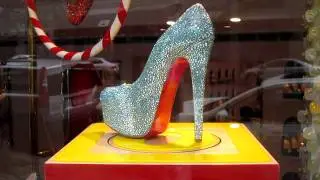 Christian Louboutin's on display - 'Daffodile Strass