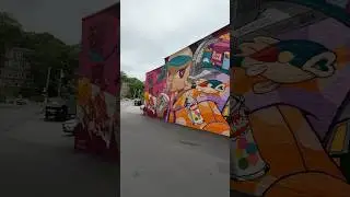Street art in USA 🇺🇸 #ritishpasala #teluguvlogger #cars #usateluguvlogs #telugutraveller #usaart