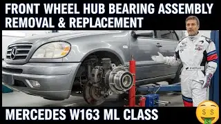 Замена переднего подшипника ступицы на Mercedes ML W163 (ремонт поворотного кулака)
