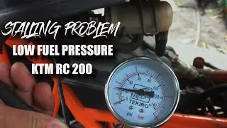 KTM RC 200 - HOME SERVICE - STALLING PROBLEM - FUEL PUMP HOSE PROBLEM
