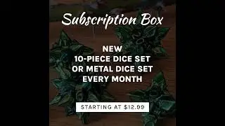 Dice Envy Subscription Box