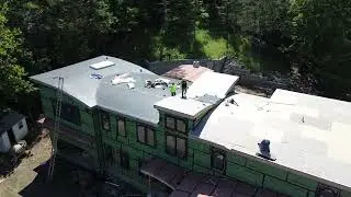 installation of Elevate Epdm Roofing New Construction