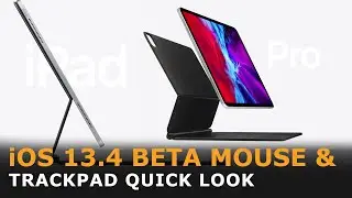 iOS 13.4 Trackpad and Mouse features Quick Look