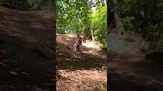 Питбайк упал с hard горы 🚨 #enduro #питбайк #bse #crash