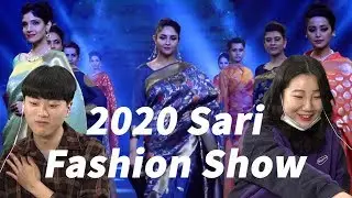 Koreans watch 2020 Sari Fashion Show.