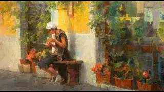 Artist James Crandall, художник Джеймс Крендалл