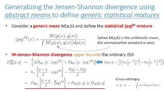 On the Jensen–Shannon Symmetrization of Distances Relying on Abstract Means (video abstract)