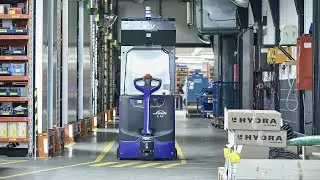 Handling Pallets with Automated Guided Vehicle