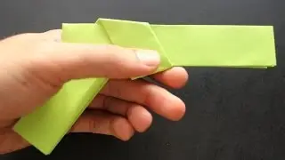 How to make a paper gun origami: instruction| Colt
