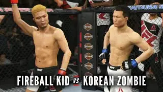 THE FIREBALL KID vs THE KOREAN ZOMBIE! Takanori Gomi vs Chan Sung Jung | UFC 2 | BossG Gaming