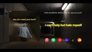 CAYE - 'i can't help but hate myself' (Official Lyric Video)