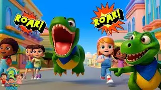 🦖 Roar Like a T-Rex! | Tiny Tune Town &ndash; Dinosaur Song for Kids