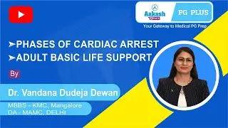 Phases of Cardiac Arrest and Adult Basic Life Support | Clinical Anesthesia by Dr. Vandana Dewan