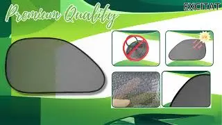 Set de 4 parasolare auto pliabile, Parasolare parbriz, Excitat&reg;