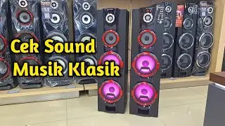 Cek Sound Musik Klasik Speaker Aktif Polytron PAS 8FF28