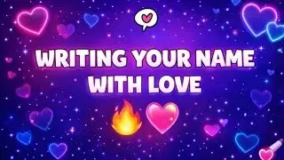 writting your name with love 😇❤️radhe radhe🙏