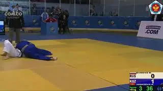 48 kg Buriva M Soskeeva K 04 04 2015 Т4 Кубок Европы по дзюдо среди кадетов, ТВЕРЬ