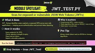 Detect Weak JSON Web Tokens Instantly | IntegSec PentestTools